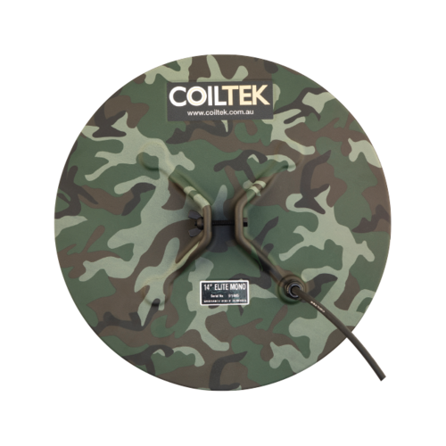 Coiltek 14" Round Elite  Camo Mono Metal Detector Coil