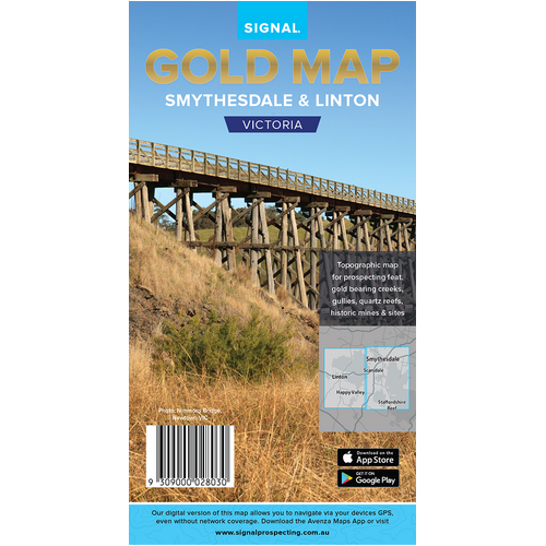 Signal Gold Map - Smythesdale & Linton