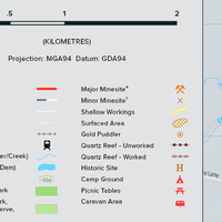 Signal Gold Map - Bright - Buckland