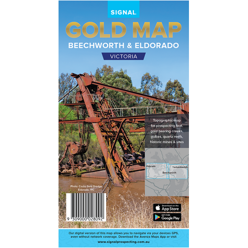 Signal Gold Map - Beechworth-Eldorado