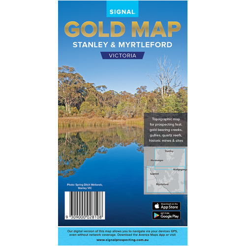 Signal Gold Map - Stanley - Myrtleford