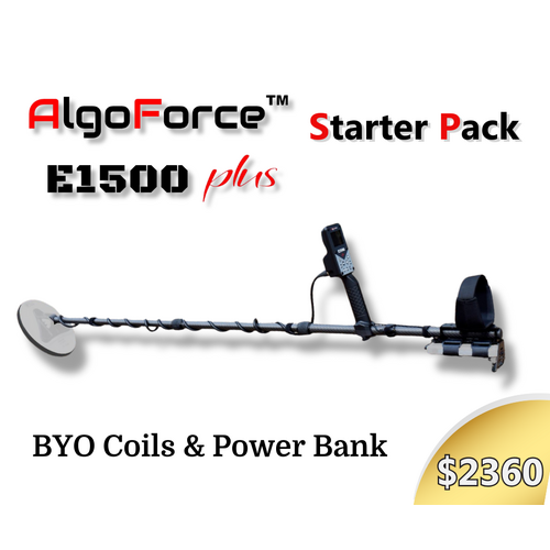 AlgoForce E1500 Plus Metal Detector Starter Pack